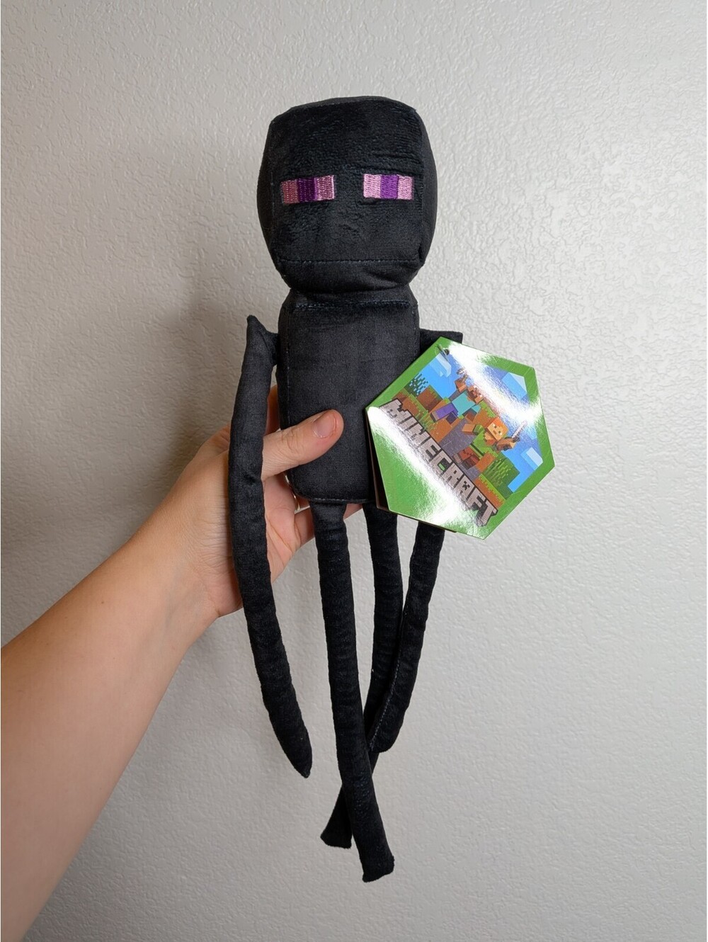 Minecraft Enderman Plush Toy Factory Stuffed 14" Toy Black Figure Mojang NWT